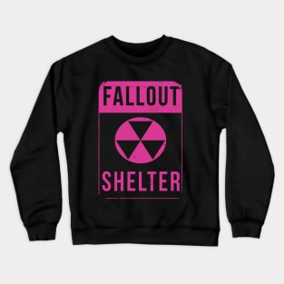 Fallout Shelter (Pink) Crewneck Sweatshirt